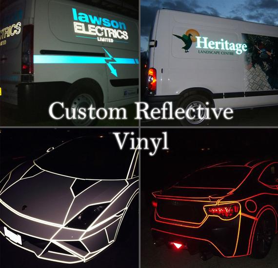 6 mil Adhesive Backed White Reflective Vinyl 30 in x 150 ft  SOL/REFLECTIVE/30