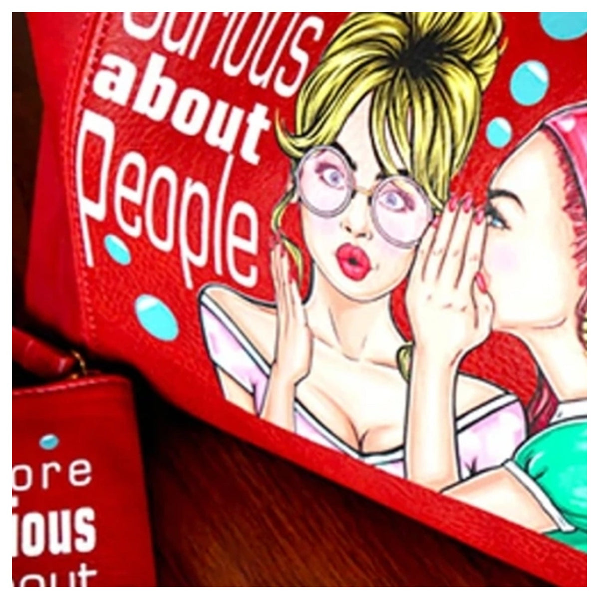 Siser ColorPrint PU Extra printed design on a leather bag