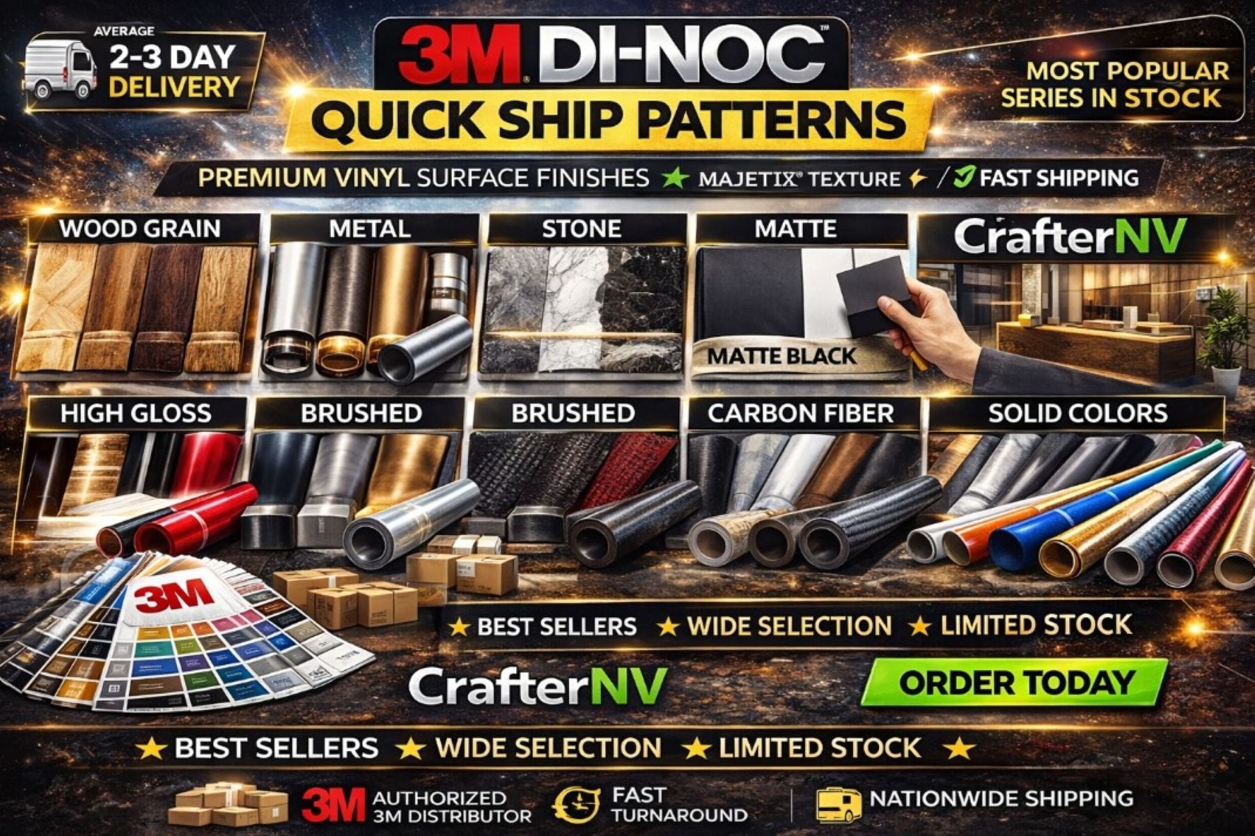 3M DI-NOC Quick Ship Patterns