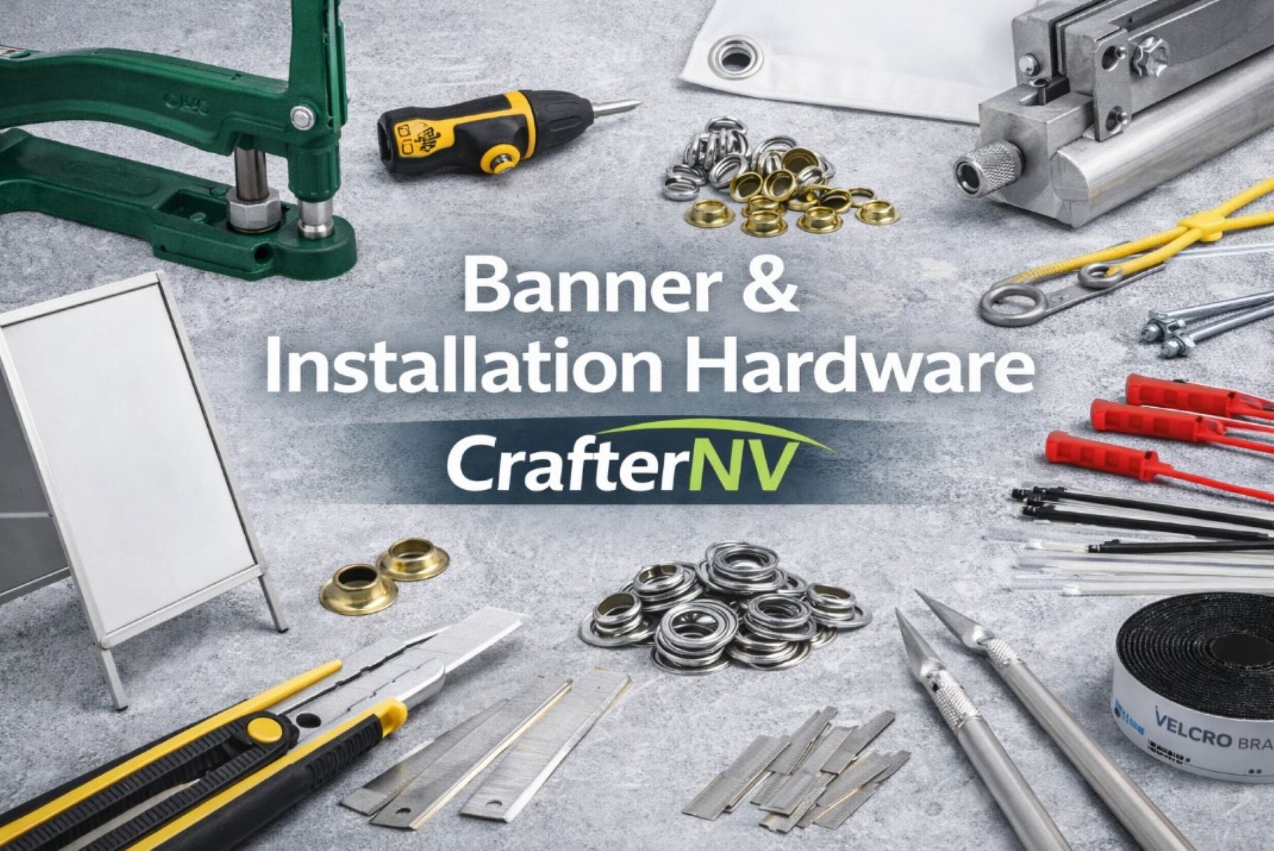 Banner Hardware & Installation Supplies for Signage | CrafterNV