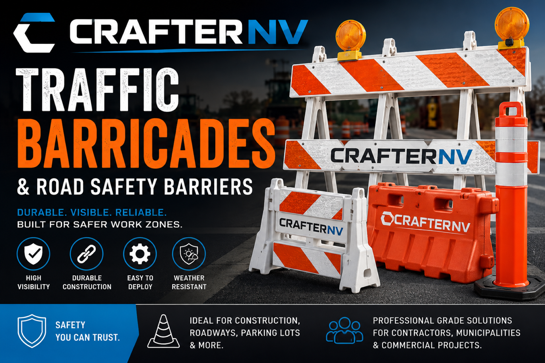 Traffic Barricades & Road Safety Barriers