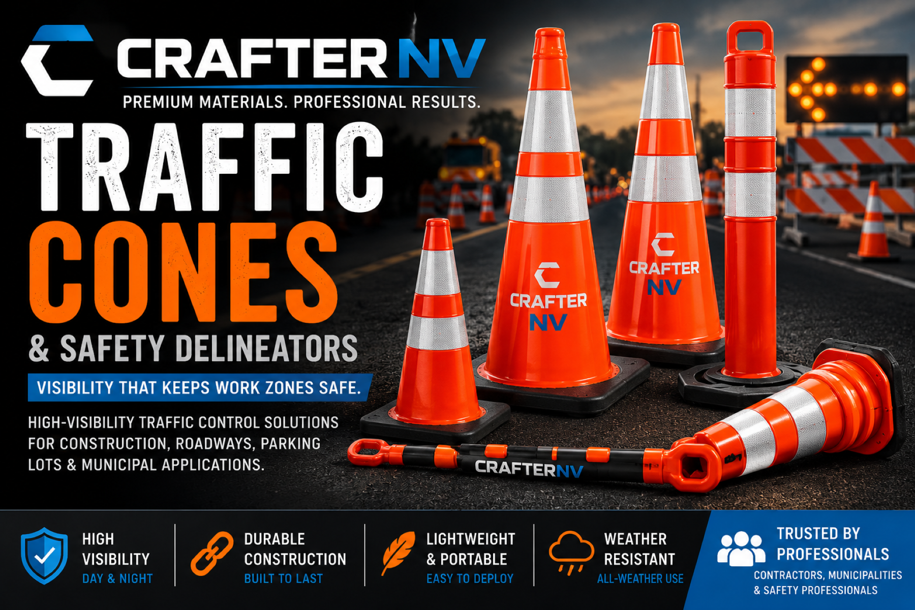 Traffic Cones & Safety Delineators