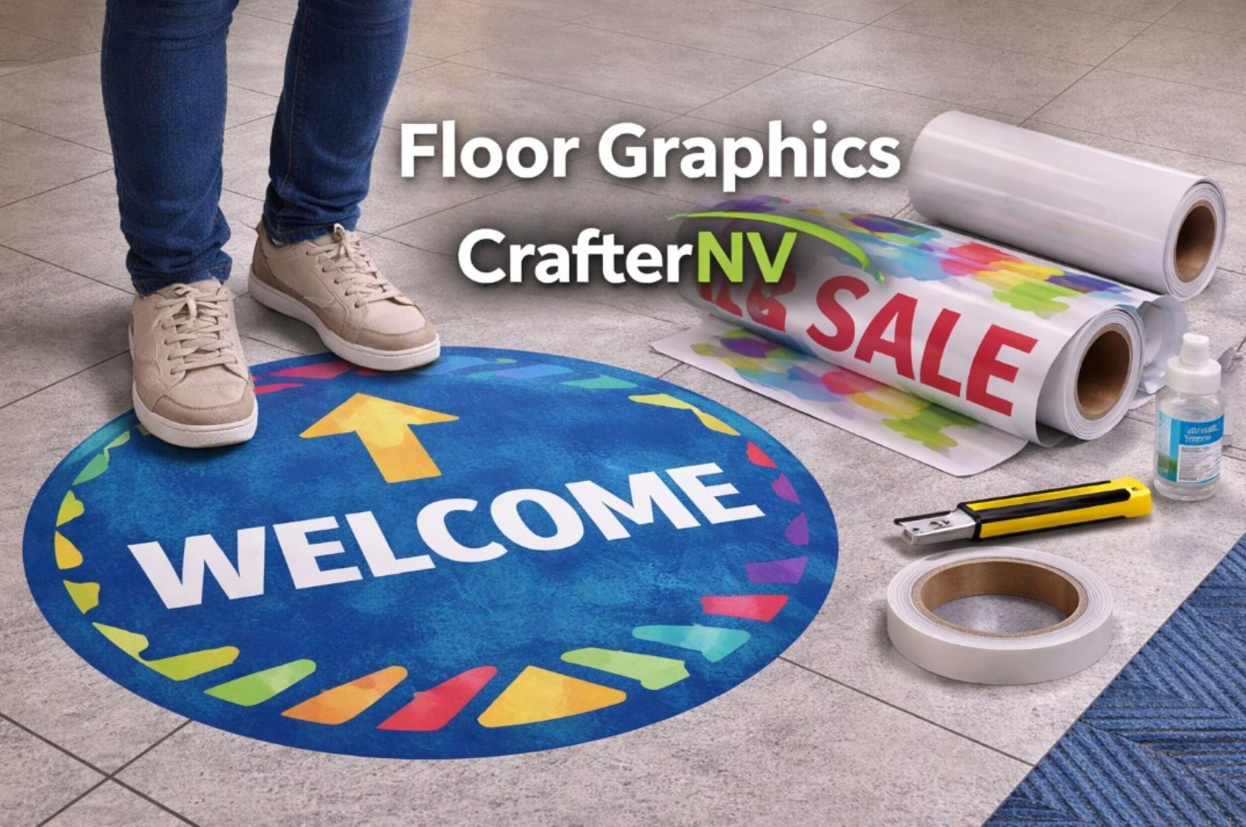Floor Graphics Media | Printable Floor Vinyl