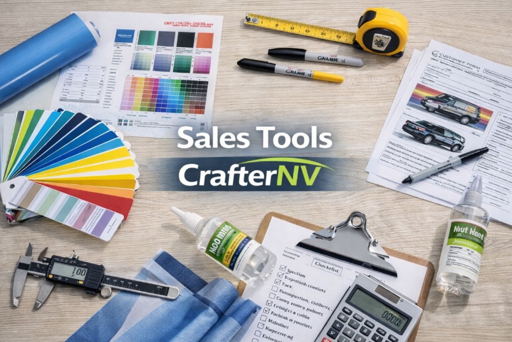 Sign & Graphics Sales Tools for Samples & Displays | CrafterNV