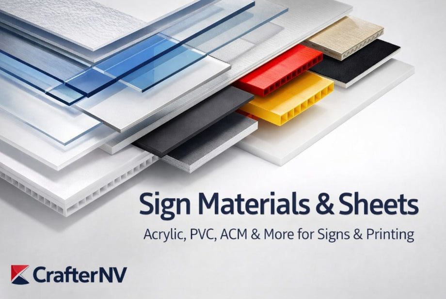 Signboard Material For Routing Sign Materials & Sheets | Acrylic, PVC, ACM & More