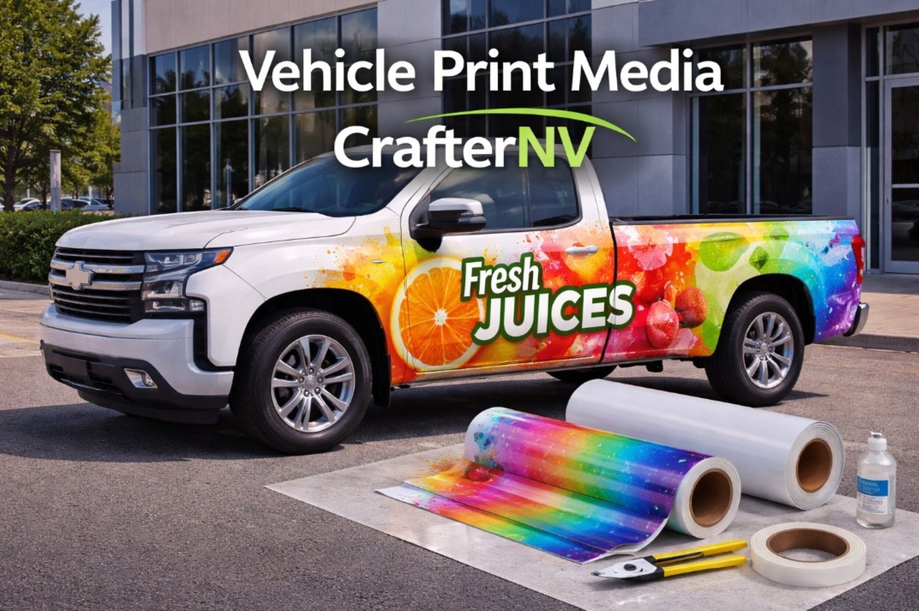 Vehicle Wrap Print Media