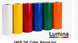 Illustration of FDC Lumina 2409 reflective film color range; refer to official color samples