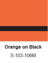 Duet Selects Matte Orange on Black S-103-116M