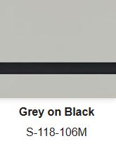 Duet Selects Matte Grey on Black S-118-106M