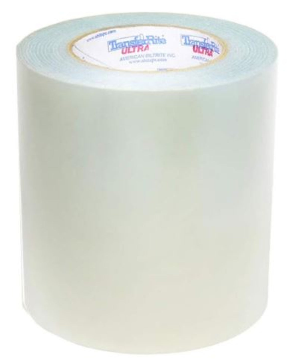 Roll of tape with a visible brand label on a white background