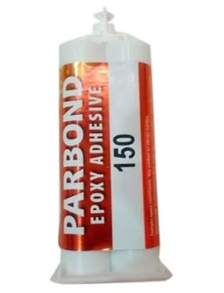 Parbond Epoxy Adhesive 150 container on a white background