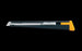 Retractable blade on a black background