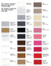 Color swatch chart for 3M Scotchcal and Controltac graphic films with various colors and finishes.