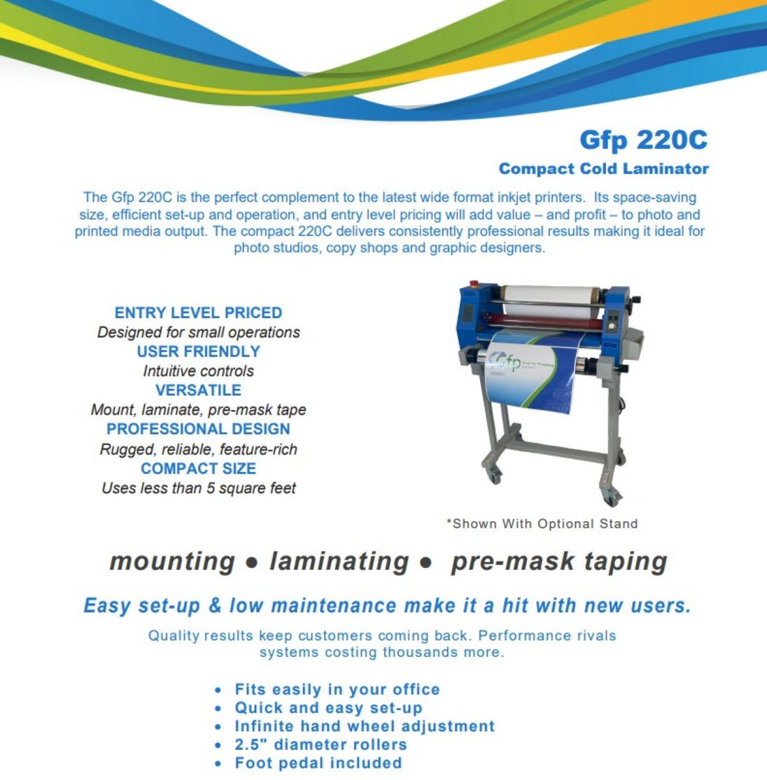 Info on laminator 220-C