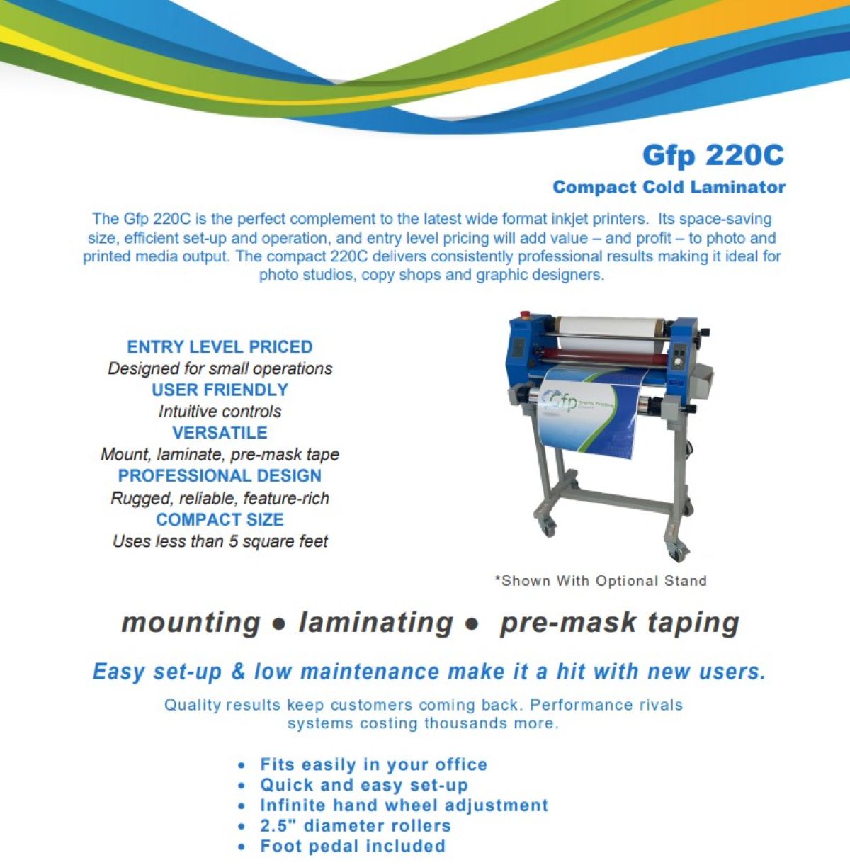 Info on laminator 220-C