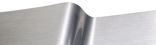 Metallized Brushed Vinyl - Silver