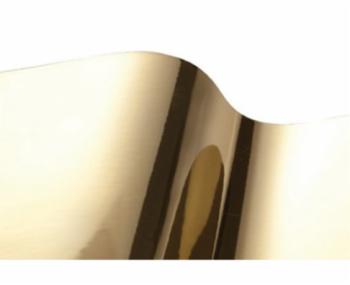 Metallized Mirror Striping - Gold