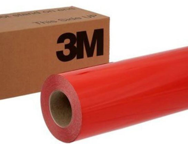 7725 - Opaque 3M High Performance Vinyl Atomic Red 293 roll