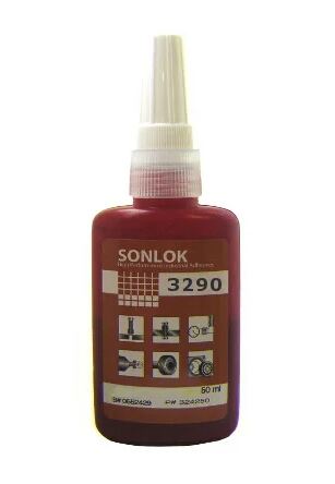 Sonlok 3290 glue bottle on a white background
