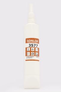 Sonлок 3577 tube of adhesive on a white background