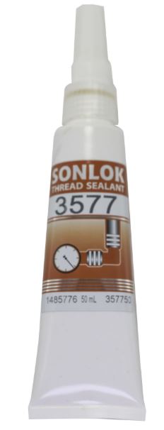 Sonlok 3577 tire bead sealant tube on a white background
