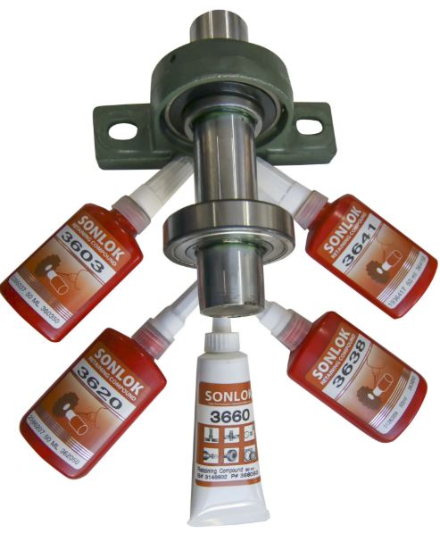 SONLOK 3638 Anaerobic Retaining Compound bottles