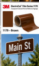 3M ElectroCut Film Series 1170 1179 Brown transparent colored film product roll