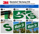3M ElectroCut Film Series 1170 application process for reflective traffic and street-name signage
