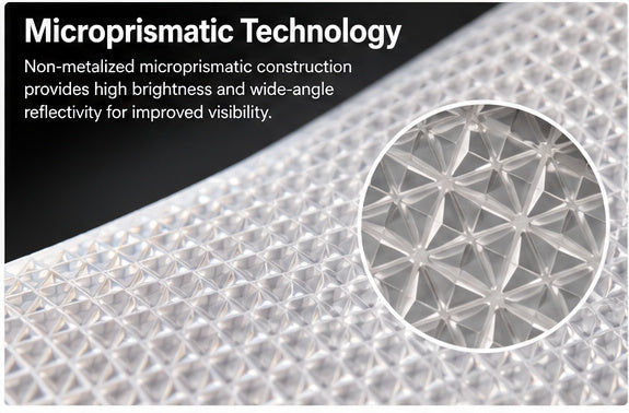 3M Series 3930 High Intensity Prismatic reflective sheeting microprismatic technology detail