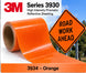 3M Series 3930 3934 Orange High Intensity Prismatic reflective sheeting and traffic sign application