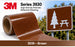 3M Series 3930 3939 Brown High Intensity Prismatic reflective sheeting and traffic sign application