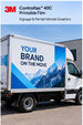 3M Controltac 40C printable film signage and partial vehicle graphics application