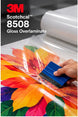 3M Scotchcal 8508 gloss overlaminate installation on printed graphics