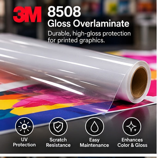3M Scotchcal 8508 gloss overlaminate roll for graphic protection