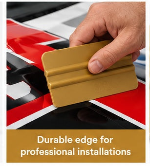 3M PA1-G Gold squeegee applying vinyl graphics