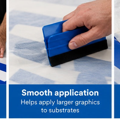 3M Premasking Tape SCPM-3 smooth application with a squeegee