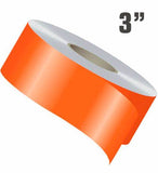 680CR Stripes 3M Reflective Vinyl with Comply Adhesive - Orange