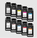 Set of Epson ink cartridges on a light gray background