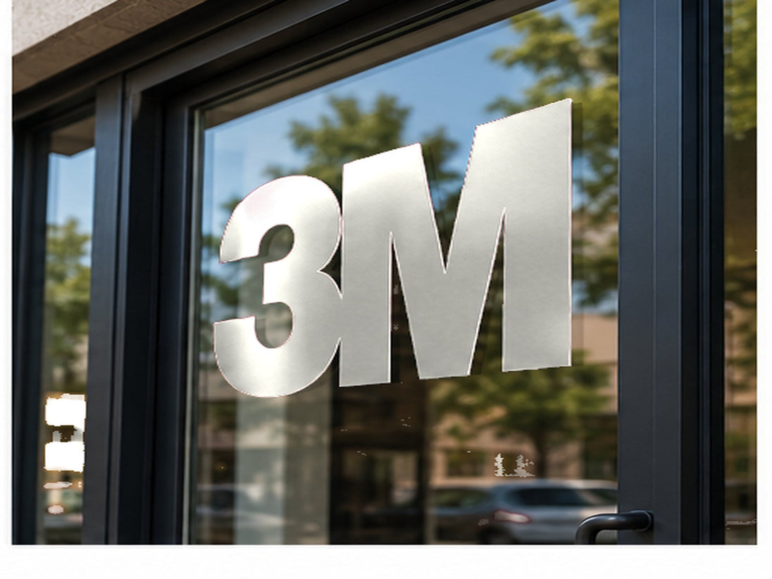 3M 180mC Controltac Graphic Film with Comply – Pearl Gray window graphic application