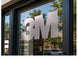 3M 180mC Controltac Graphic Film with Comply – Satin Aluminum window graphic application