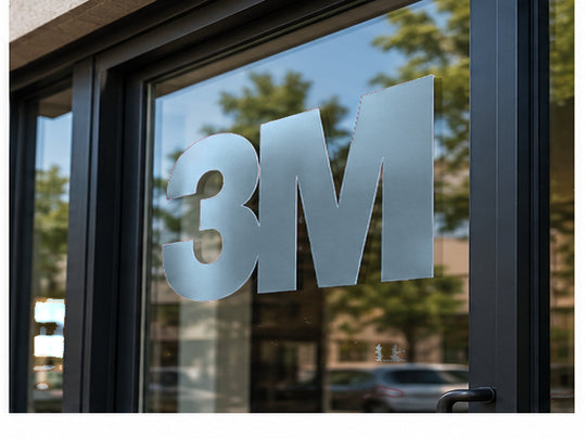 3M 180mC Controltac Graphic Film with Comply – Wedgewood Blue window graphic application