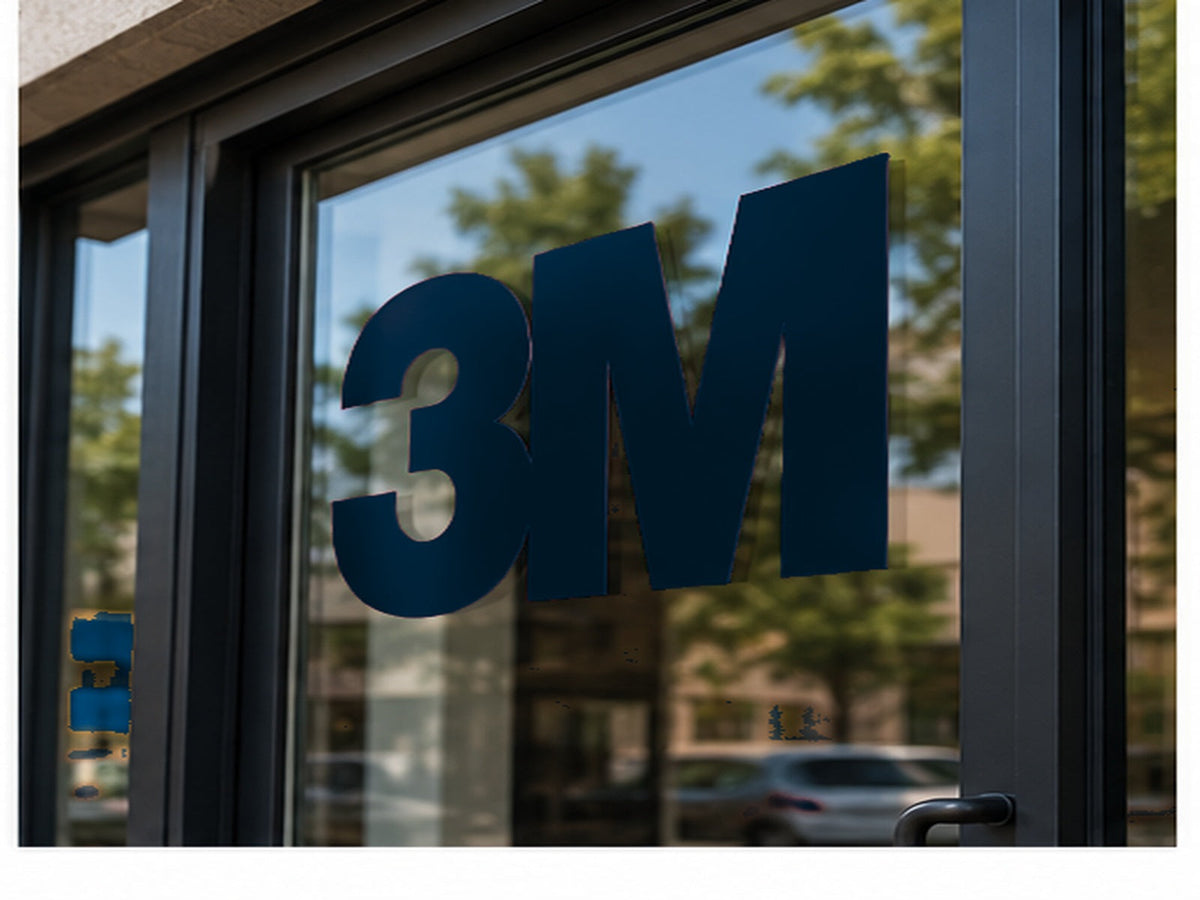 3M 180mC Controltac Graphic Film with Comply – Indigo (Navy) window graphic application