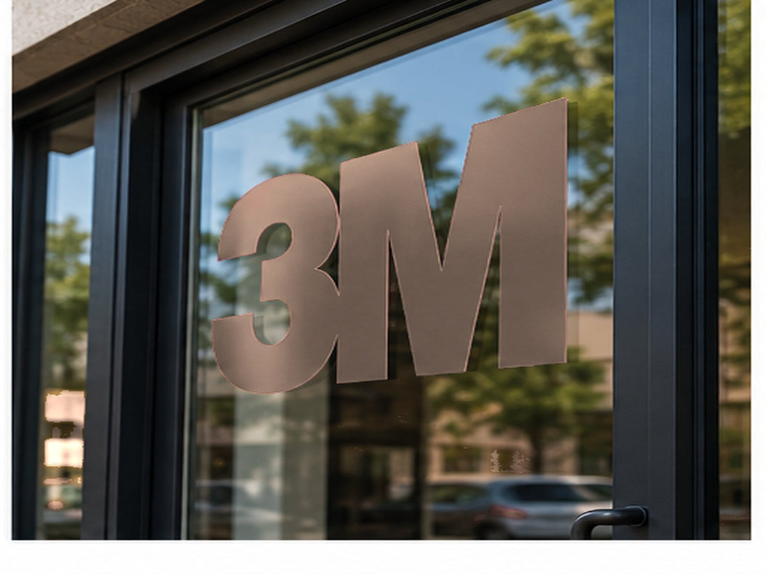 3M 180mC Controltac Graphic Film with Comply – Putty window graphic application