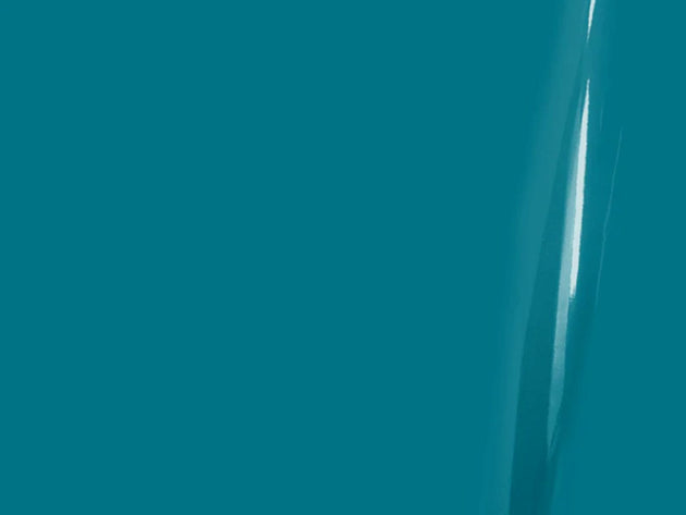 Teal color swatch with a gradient effect