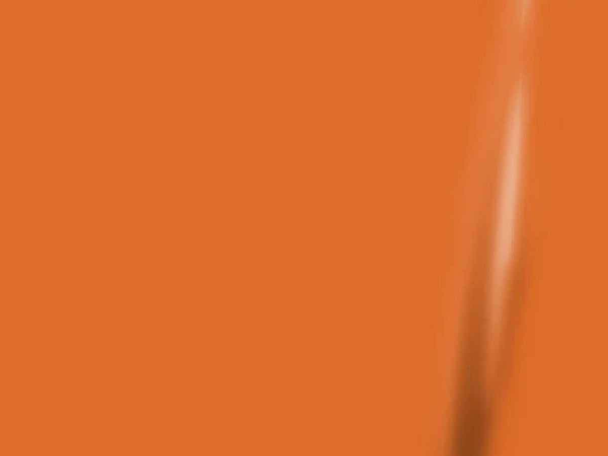 3M Scotchcal 3630 3630 Translucent Cast Vinyl – 3M Scotchcal Tangerine 084 translucent vinyl color swatch and film surface