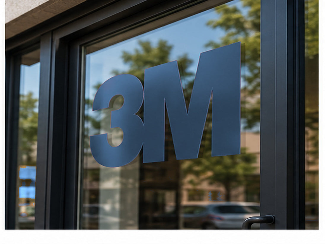3M Scotchcal 7125 ElectroCut Cast Vinyl - Shadow Blue window application