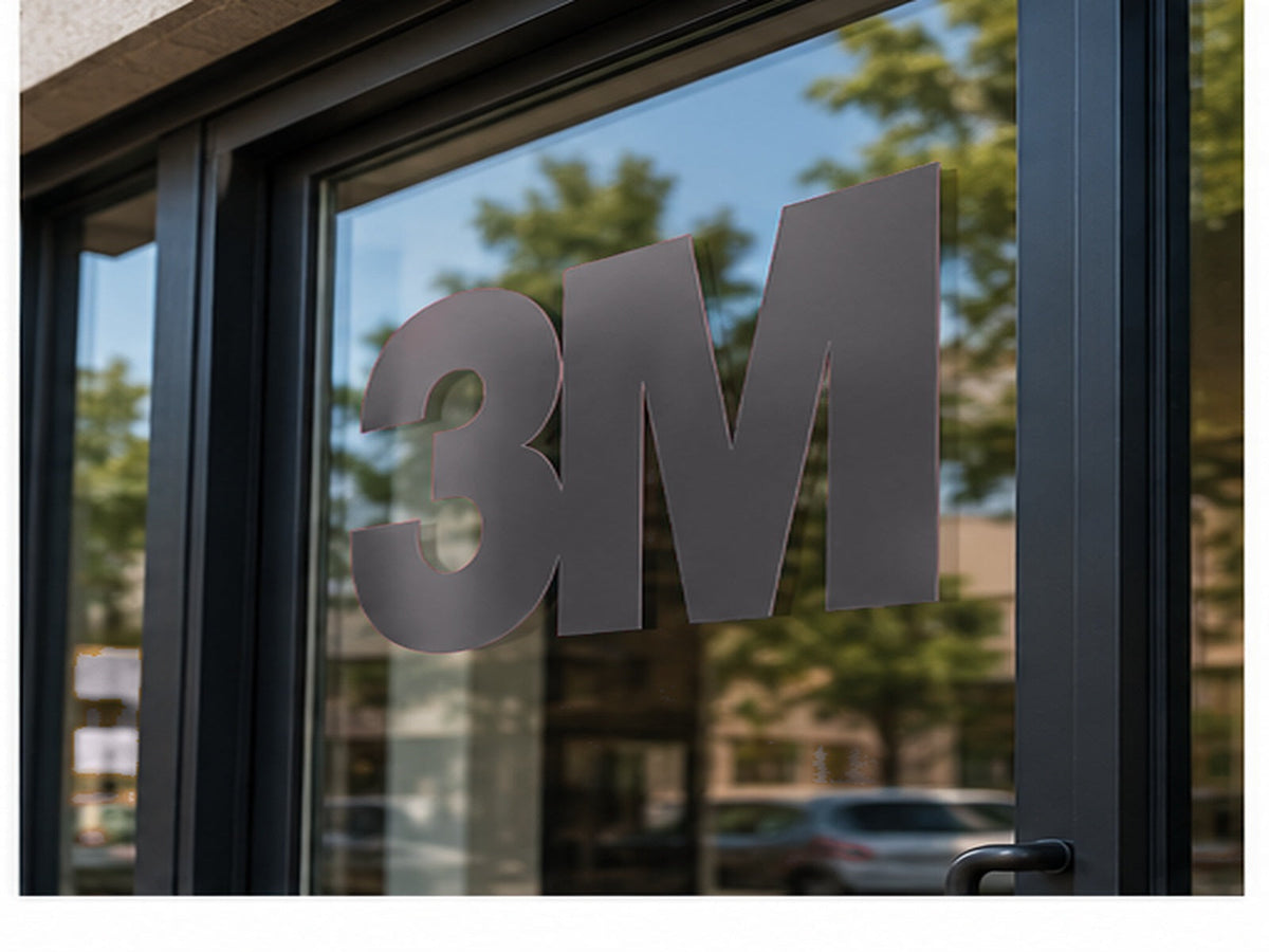 3M Scotchcal 7125 ElectroCut Cast Vinyl - Dark Gray window application