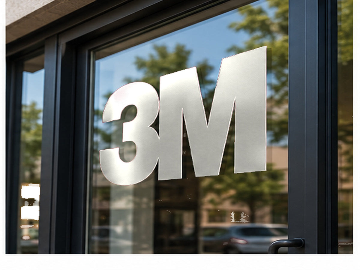 3M Scotchcal 7725 ElectroCut Cast Vinyl - Pearl Gray 011 storefront window application