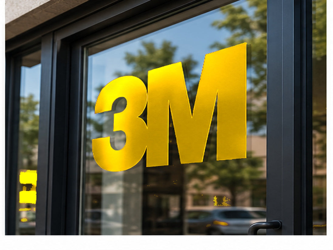 3M Scotchcal 7725 ElectroCut Cast Vinyl - Bright Yellow 015 storefront window application