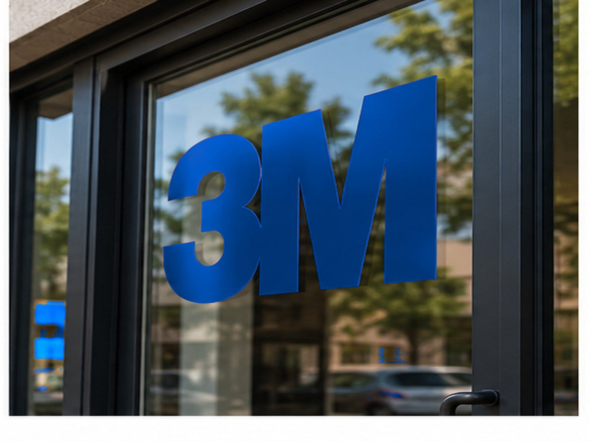 3M Scotchcal 7725 ElectroCut Cast Vinyl - Vivid Blue 017 storefront window application